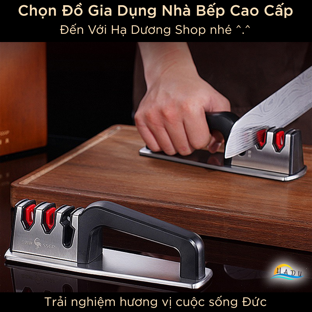 Dụng Cụ Mài Dao Keo Gốm Nâng Cao – Chuyên Nghiệp, Siêu Sắc, Gốm và Vonfram, Thiết Kế Chống Trượt, Mài Dao Sắc Bén Lâu Dài SSGP