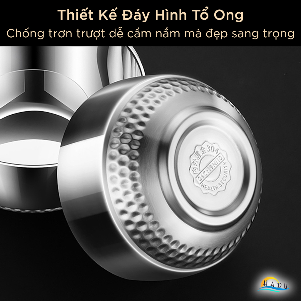 Bát Tô Inox 304 Cao Cấp – Chống Va Đập, Cách Nhiệt, Sáng Bóng Sang Trọng, Đạt Tiêu Chuẩn LFGB Đức SSGP