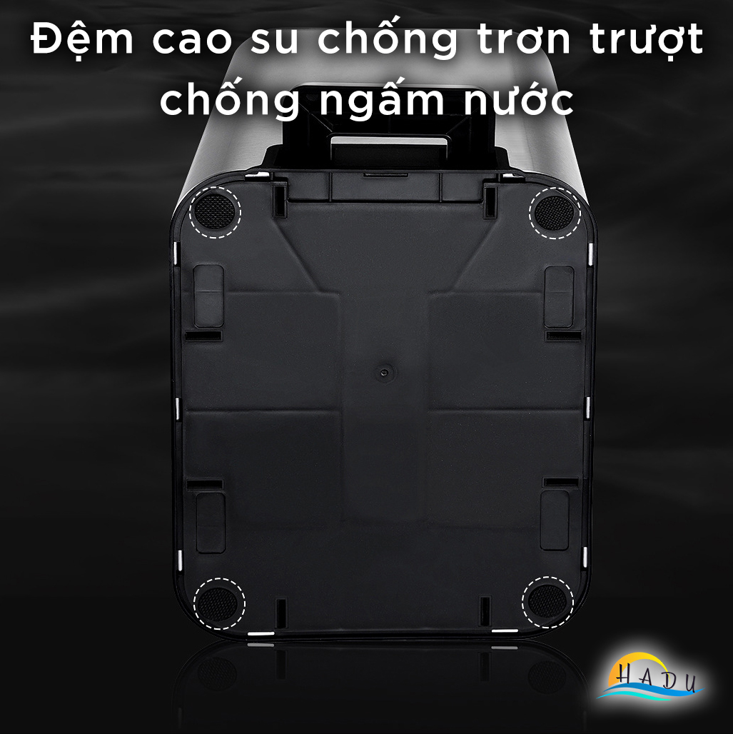 Thùng Rác Đạp Chân Inox 420 CCKO 9L, Nắp Đóng Êm Giảm Chấn, Chống Vân Tay, Nhiều Màu