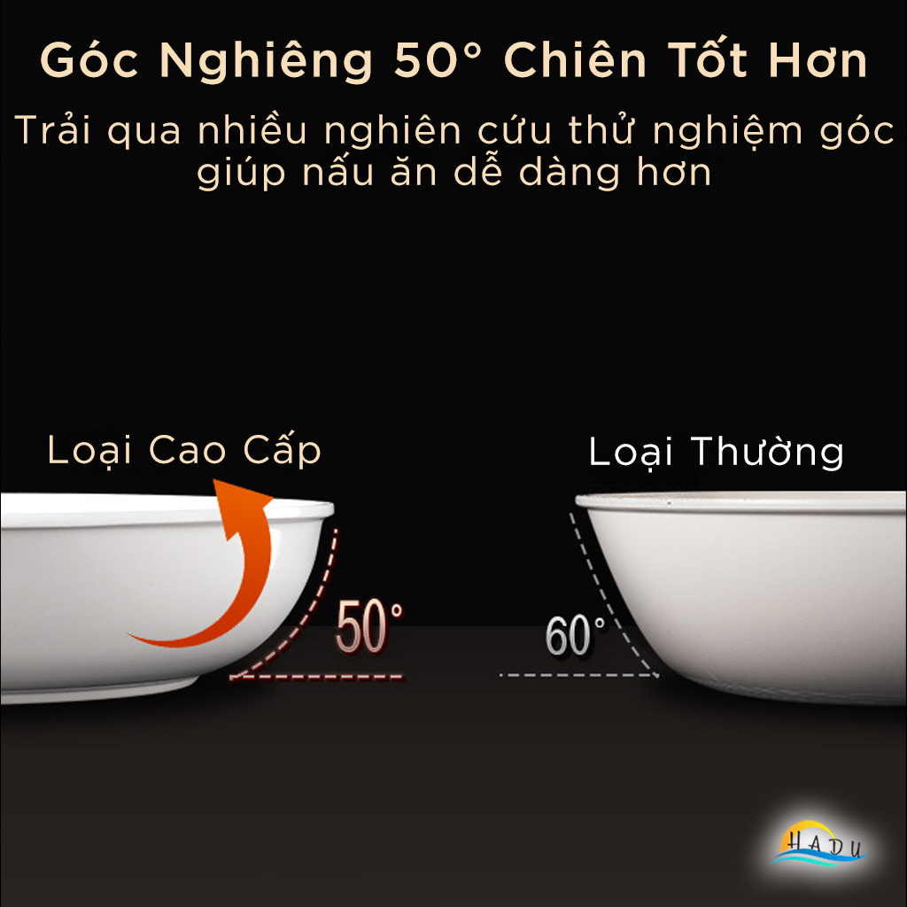 Chảo Ceramic Chống Dính Bếp Từ SSGP 26cm, Chống Dính 2 Mặt, Đáy 3 Lớp, Đạt Chất Lượng LFGB Đức