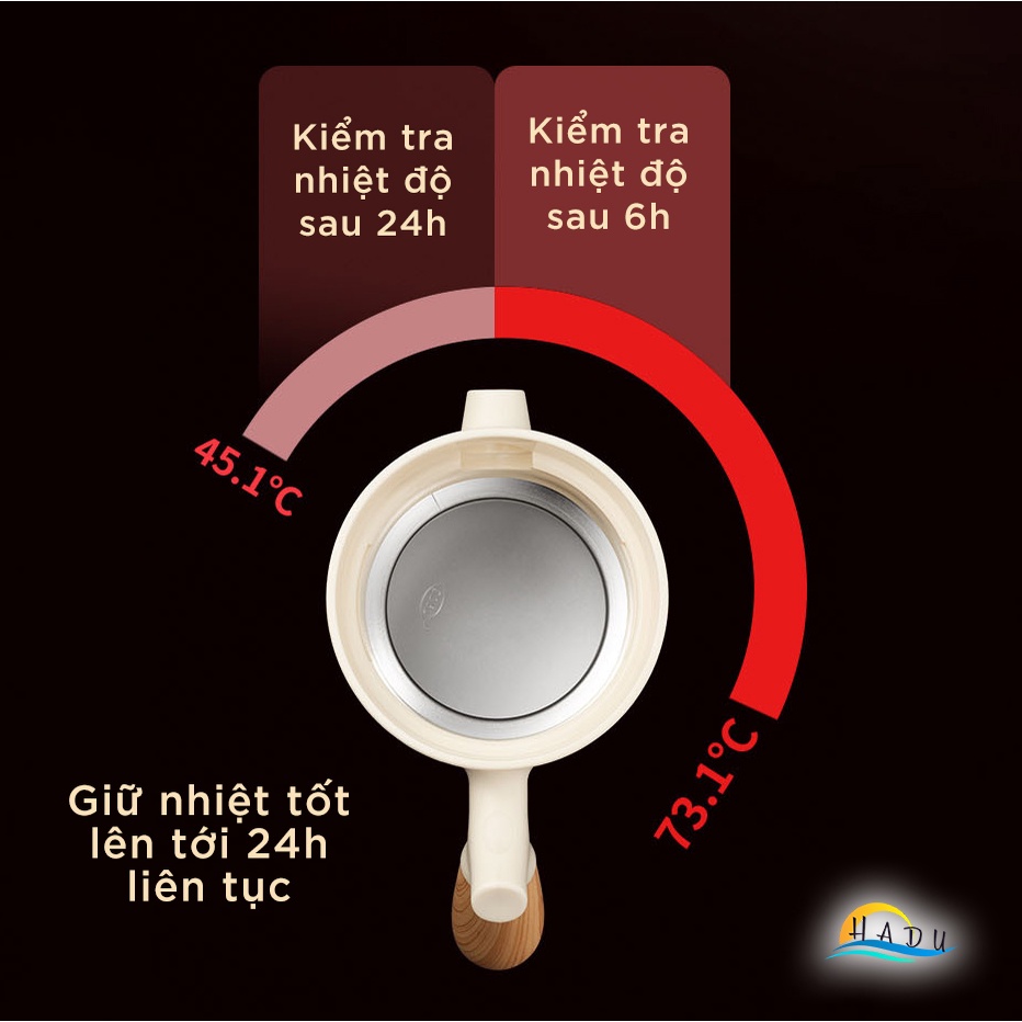 Bình Đựng Nước Giữ Nhiệt Có Vòi Cao Cấp Inox 316 1400ml Đạt Chất Lượng Đức SSGP