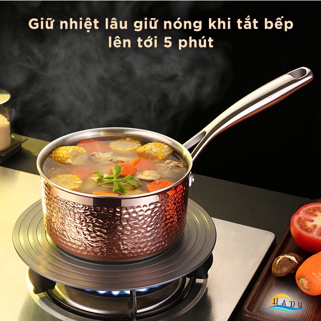 Đĩa Chuyển Nhiệt Hợp Kim Nhôm Cao Cấp 24cm – Dùng Cho Bếp Gas, Tiết Kiệm Năng Lượng, An Toàn Sức Khỏe SSGP