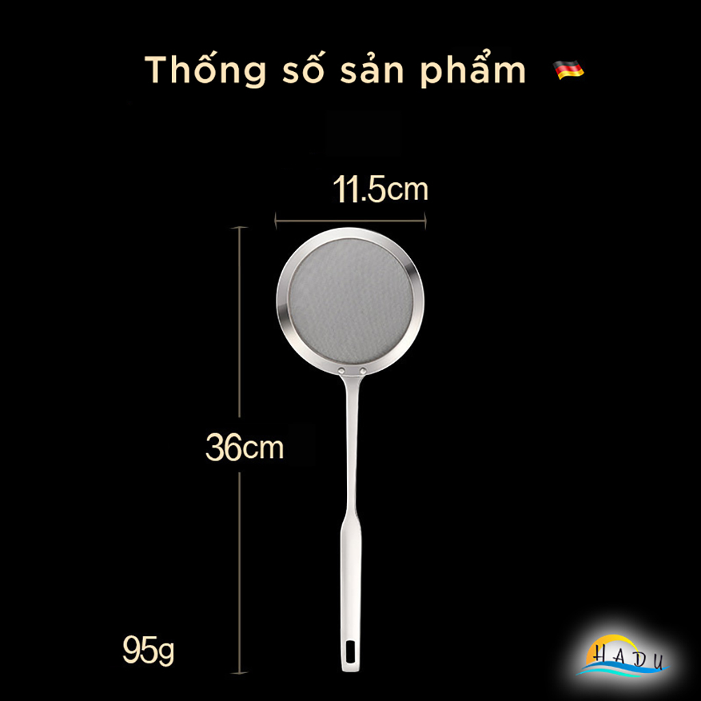 Rây Lọc Lưới Siêu Mịn Inox 304 SSGP, Đa Năng, Đạt Chất Lượng LFGB Đức