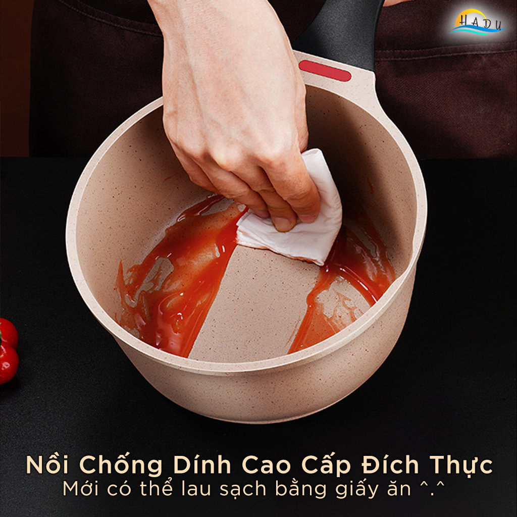 Nồi Chống Dính Bếp Từ SSGP 18cm, Cảm Biến Nhiệt, Đáy 5 Lớp, Phủ Gốm Đá, Đạt Chất Lượng LFGB Đức