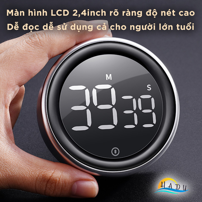 Đồng Hồ Đếm Ngược Giờ Học Tập Thời Gian Nấu Ăn Cao Cấp Nam Châm Hút SSGP