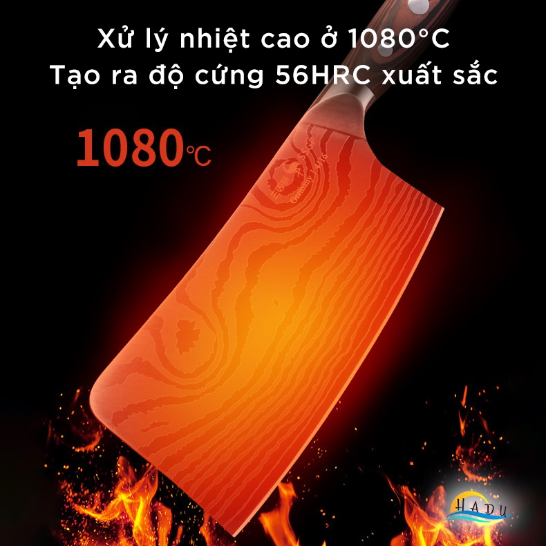 Dao Chặt Xương Cao Cấp Inox 304 – Sắc Bén, Bền Bỉ, Thiết Kế Sang Trọng Cho Nhà Bếp SSGP