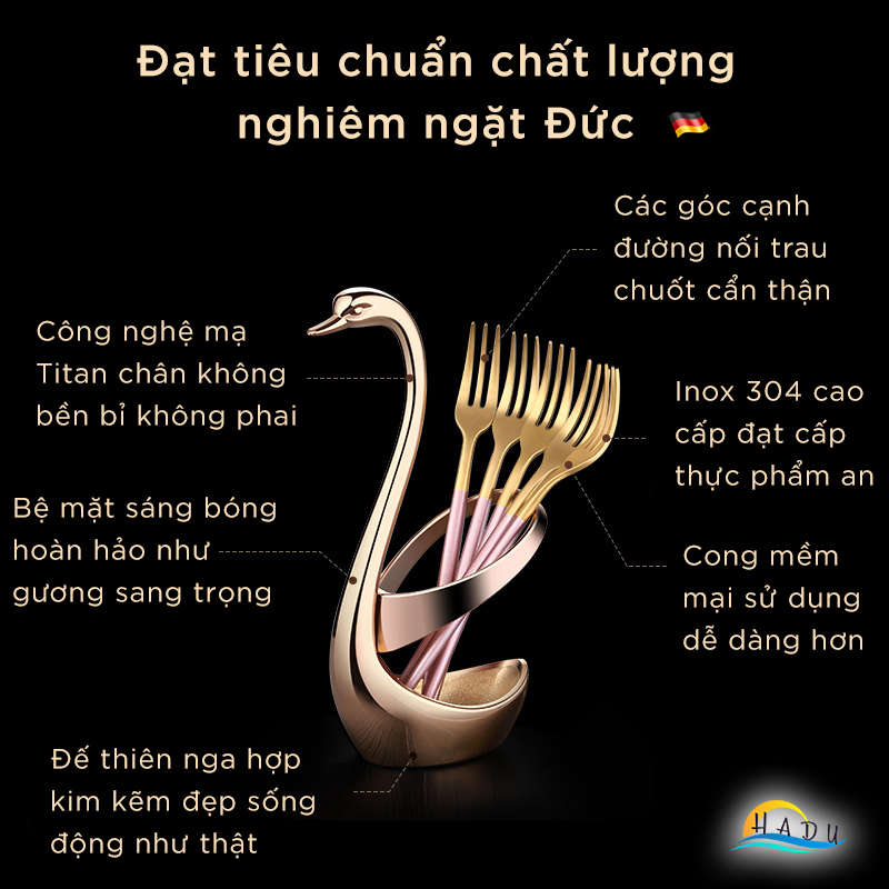 Dĩa Nĩa Ăn Hoa Quả Trái Cây Cute Dễ Thương Inox Cao Cấp 304 Đạt Chất Lượng Đức SSGP