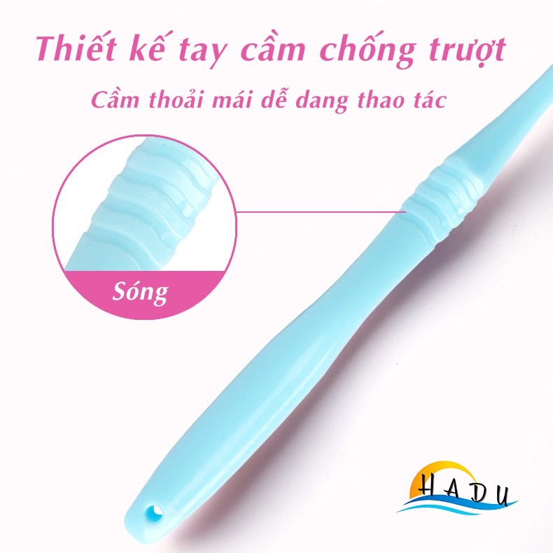 Bàn Chải Đánh Răng Lông Mềm Người Lớn Siêu Mịn Cao Cấp Micro Nano Nhật Bản HADU