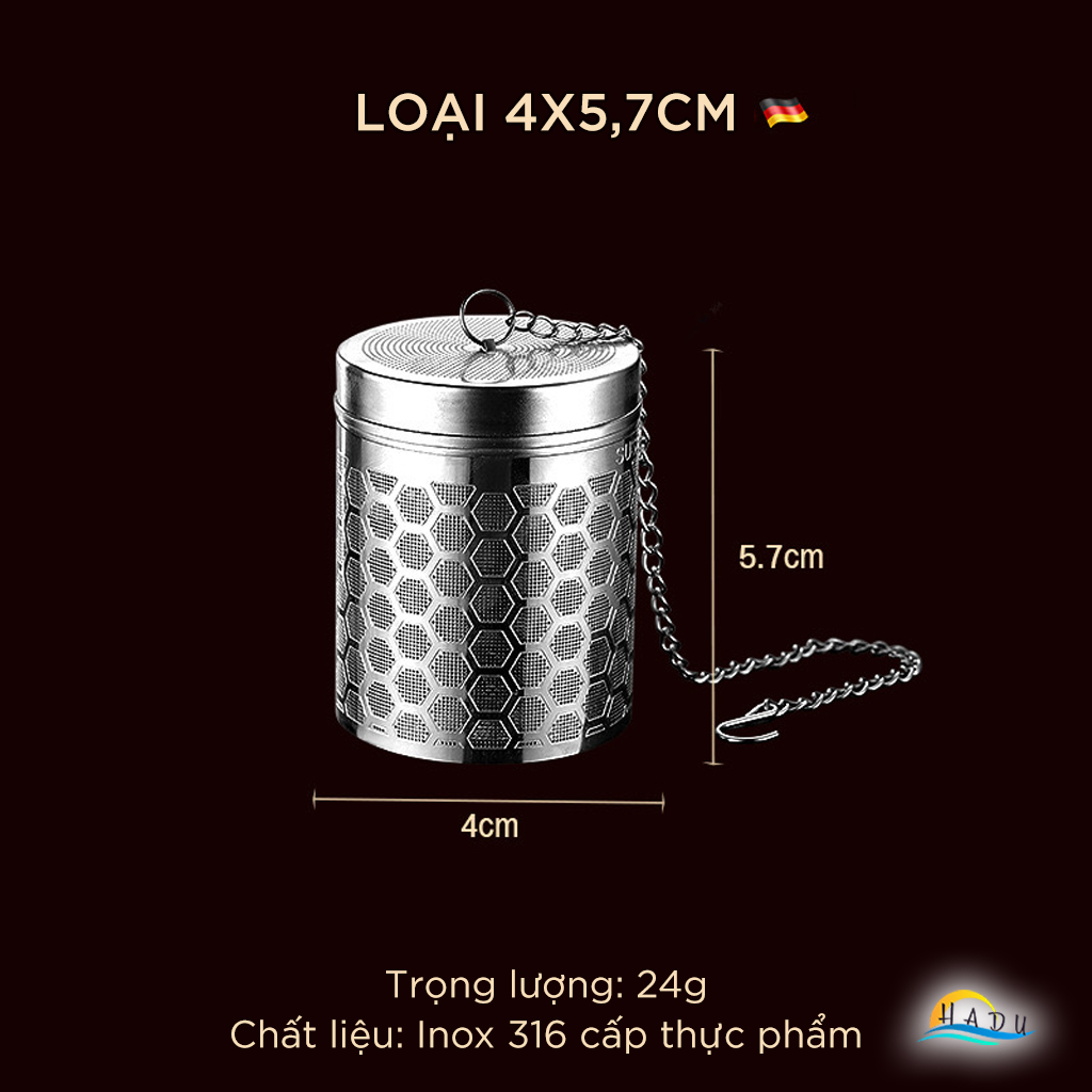 Lồng Lọc Gia Vị SSGP Inox 316, Kháng Khuẩn, Đạt Chất Lượng LFGB Đức