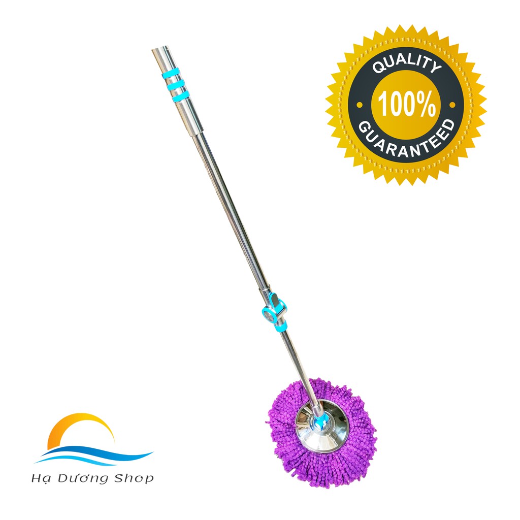 Cây lau nhà 360 độ Thái Lan dùng cho bộ lau nhà 360 inox hàng đẹp bền chắc chắn cao cấp  xanh HADU
