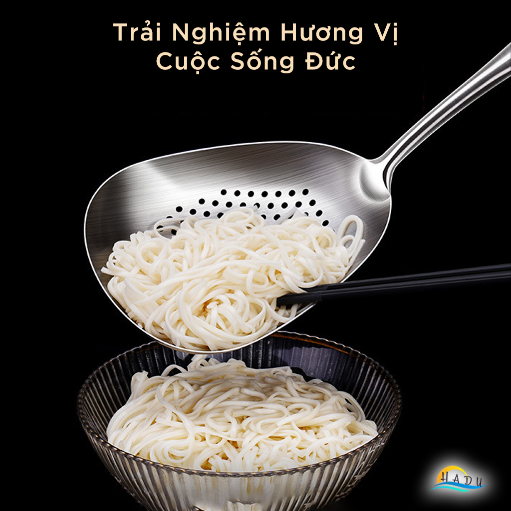 Muôi Thùng Inox 304 Cao Cấp – Dung Tích Lớn, Tay Cầm Chống Nóng, Đánh Bóng Nhám, Đạt Tiêu Chuẩn LFGB Đức SSGP