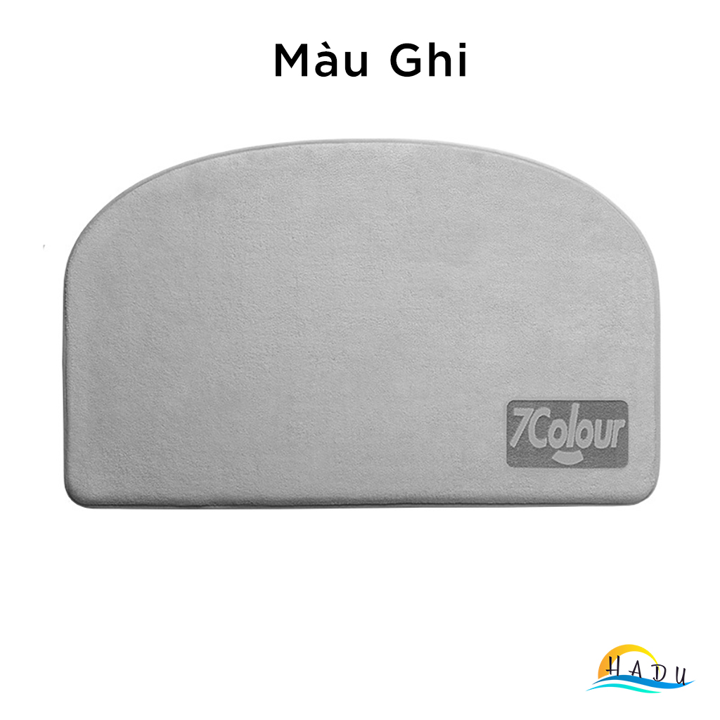 Thảm Lau Chân Siêu Thấm Hút HADU, Lông Cừu San Hô, Chống Trượt, Mềm Mại, 40x60cm