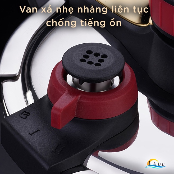 Nồi Áp Suất Bếp Từ Inox 304 SSGP 7L, Đáy 3 Lớp, Hầm Nhanh, An Toàn, Đạt Chất Lượng LFGB Đức