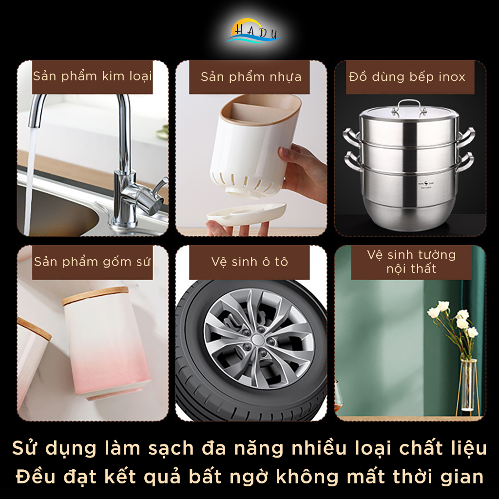 Kem Tẩy Rửa Đa Năng SSGP 200g, Chuyên Tẩy Vết Cháy Xoong Nồi, Đánh Bóng Inox, Đạt Chất Lượng LFGB Đức