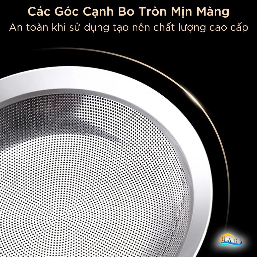 Vợt Hớt Bọt và Lọc Dầu SSGP, Inox 304, Dài 27cm, 33cm, Đạt Chất Lượng LFGB Đức