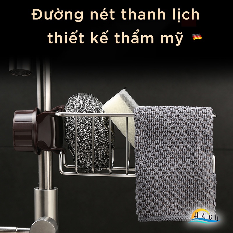 Giá Để Đồ Rửa Bát Có Móc Treo Inox Mẫu Mới Cao Cấp Đạt Chất Lượng Đức SSGP