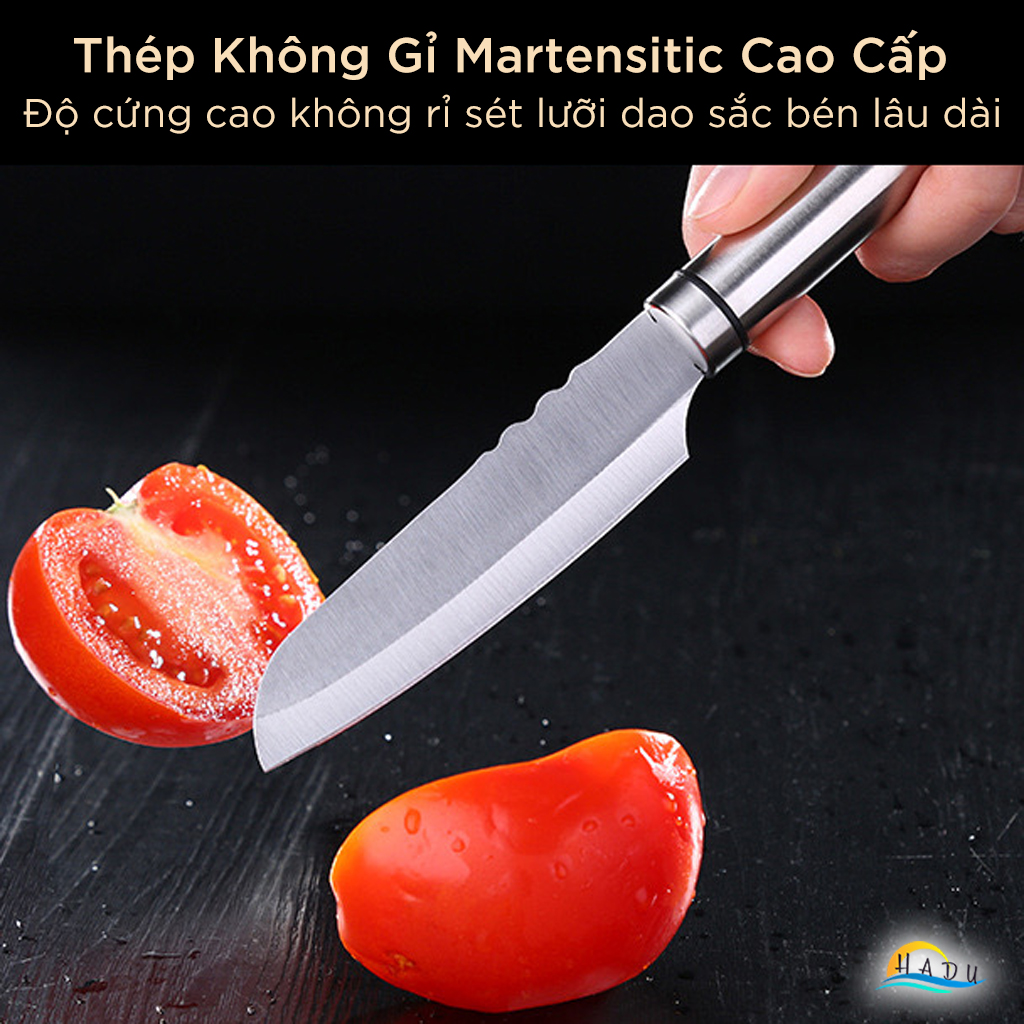 Dao Gọt Hoa Quả SSGP, Thép Martensitic Đức, Lưỡi 9cm, Sắc Bén, Độ Cứng Cao