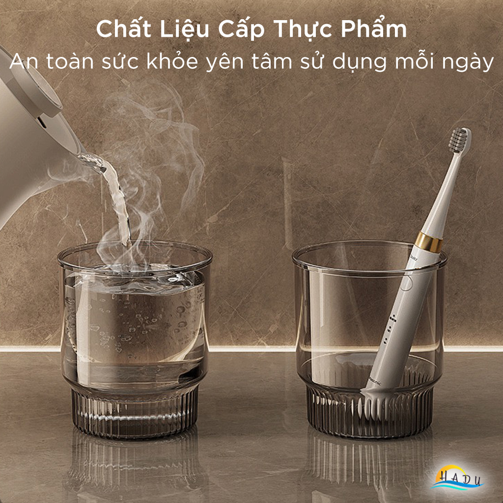 Kệ Đựng Bàn Chải Kem Đánh Răng CCKO Treo Tường, Giá Treo Cốc Úp Ngược Chống Bụi, Nhựa PET Cao Cấp