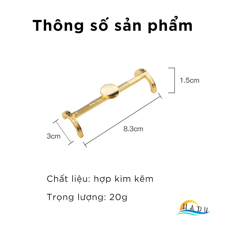 Gác Đũa Kháng Khuẩn Hợp Kim Kẽm HADU, Dùng Kê Đũa, Muỗng, Sang Trọng