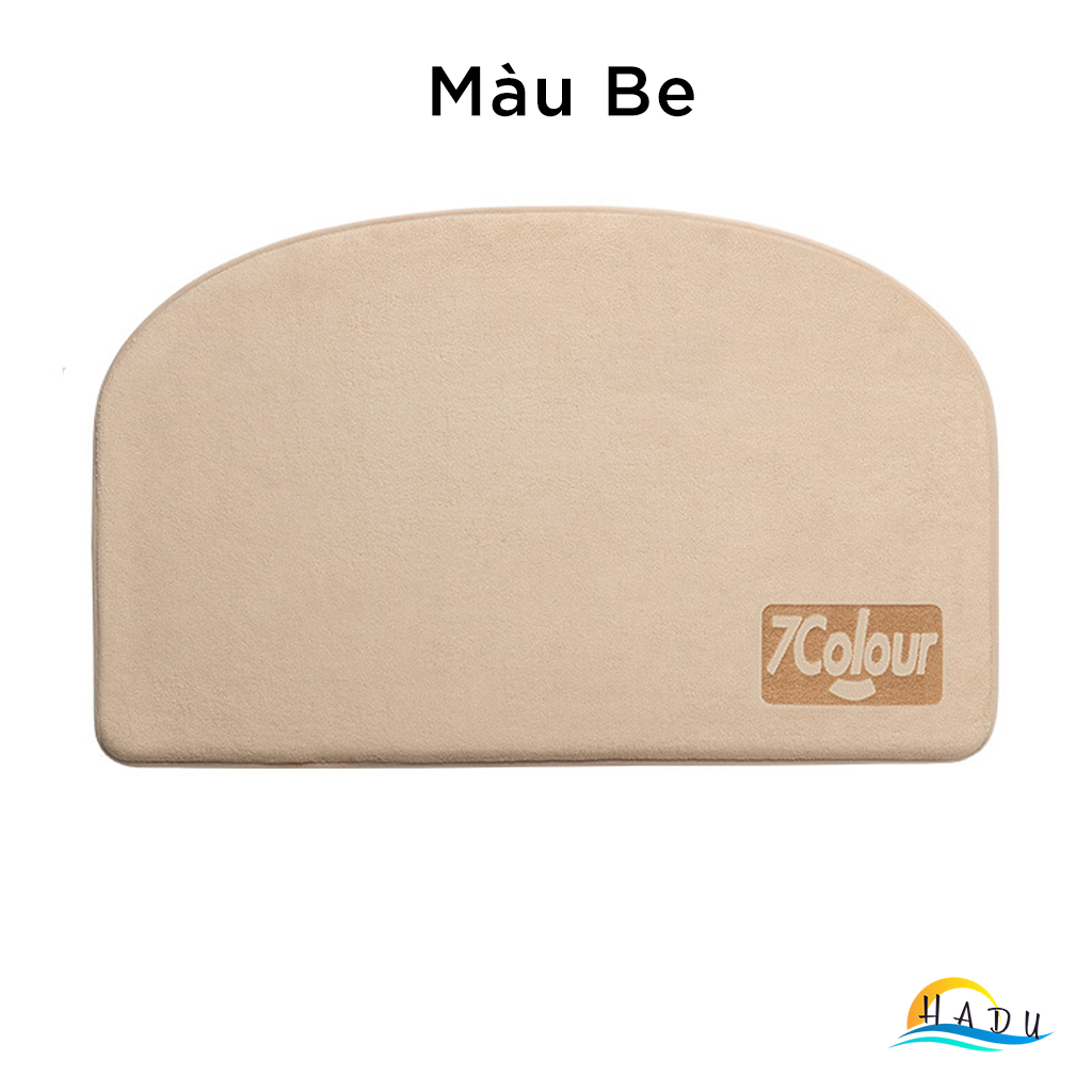 Thảm Lau Chân Siêu Thấm Hút HADU, Lông Cừu San Hô, Chống Trượt, Mềm Mại, 40x60cm