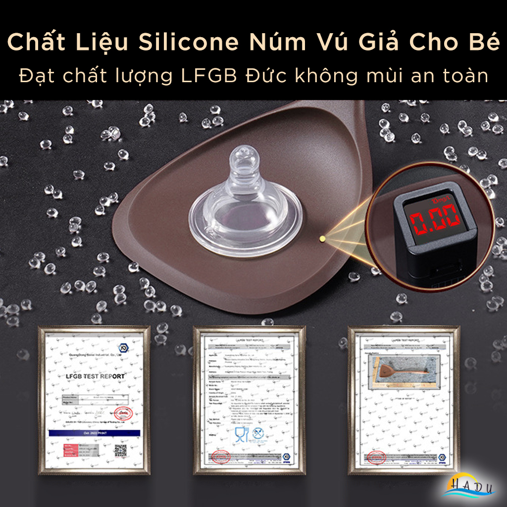 Muôi Múc Canh Xới Cơm Xẻng Nấu Ăn Silicone Cao Cấp Không Mùi An Toàn Với Lớp Chống Dính Đạt Chất Lượng LFGB Đức