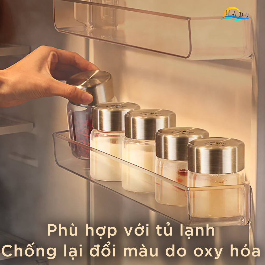 Hũ Chưng Yến Thủy Tinh Borosilicate SSGP, Nắp Inox 304 Kín Hơi, Chịu Nhiệt 300°C, Đạt Chất Lượng LFGB Đức