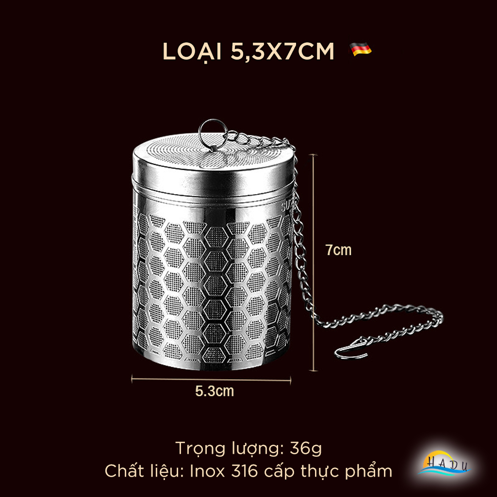 Lồng Lọc Gia Vị SSGP Inox 316, Kháng Khuẩn, Đạt Chất Lượng LFGB Đức