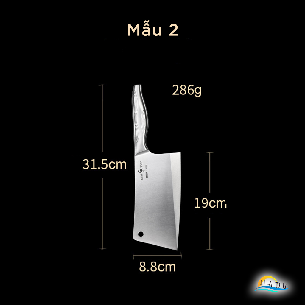 Dao Chặt Xương Thịt Gà Kiểu Nhật Bản Cao Cấp Đạt Chất Lượng Đức SSGP