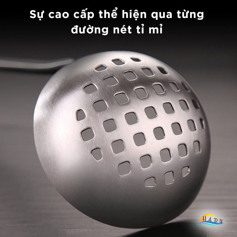 Muôi Múc Canh Lỗ Inox 304 Da Năng Cao Cấp Đạt Chất Lượng Đức SSGP