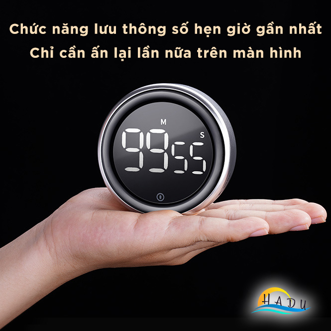 Đồng Hồ Đếm Ngược Giờ Học Tập Thời Gian Nấu Ăn Cao Cấp Nam Châm Hút SSGP