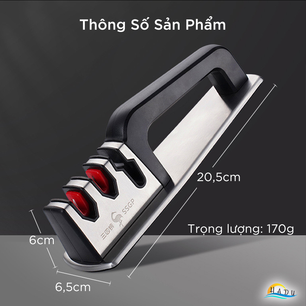 Dụng Cụ Mài Dao Keo Gốm Nâng Cao – Chuyên Nghiệp, Siêu Sắc, Gốm và Vonfram, Thiết Kế Chống Trượt, Mài Dao Sắc Bén Lâu Dài SSGP