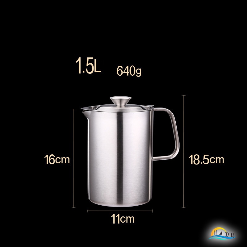 Bình Lọc Dầu Ăn Inox 304 SSGP, Kèm Lưới Lọc Siêu Mịn, Vòi Rót Chống Giọt, Đạt Chất Lượng LFGB Đức