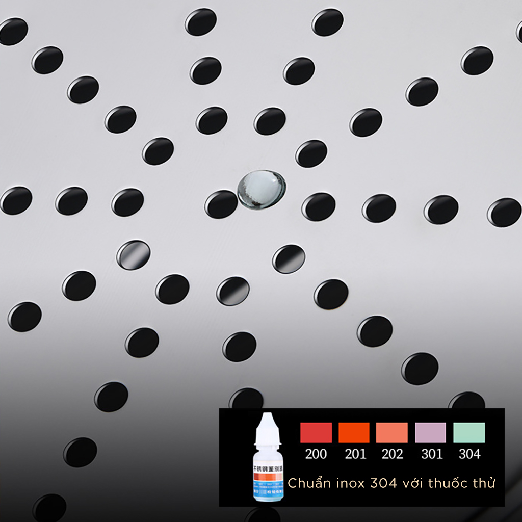 Ống Đựng Đũa Thìa Inox 304 SSGP, Thông Gió 360° Chống Mốc, Sức Chứa Lớn, Cao 15.5cm, Đạt Chất Lượng LFGB Đức