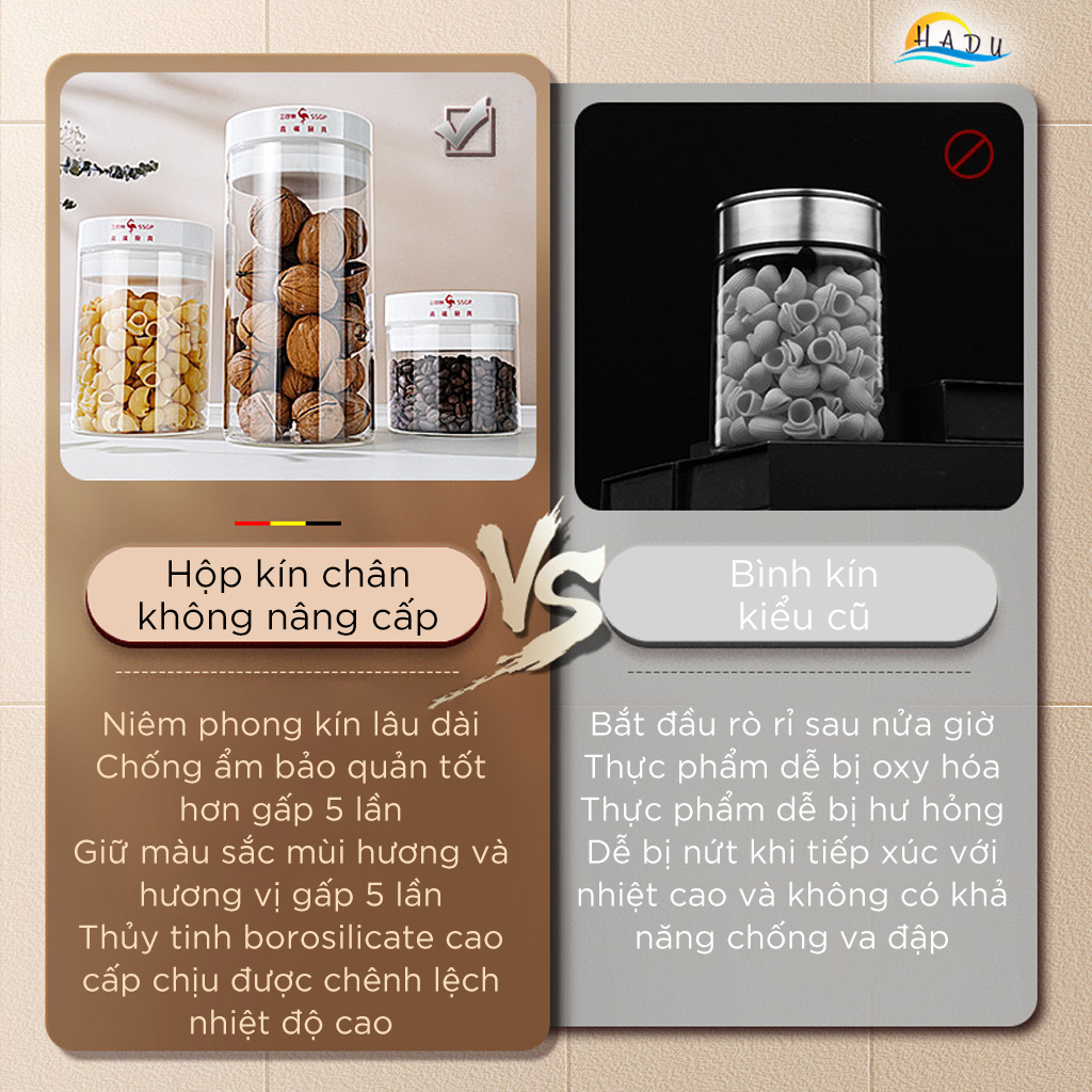 Hộp Thủy Tinh Hút Chân Không SSGP, Thủy Tinh Borosilicate, Chống Ẩm, Đạt Chất Lượng LFGB Đức