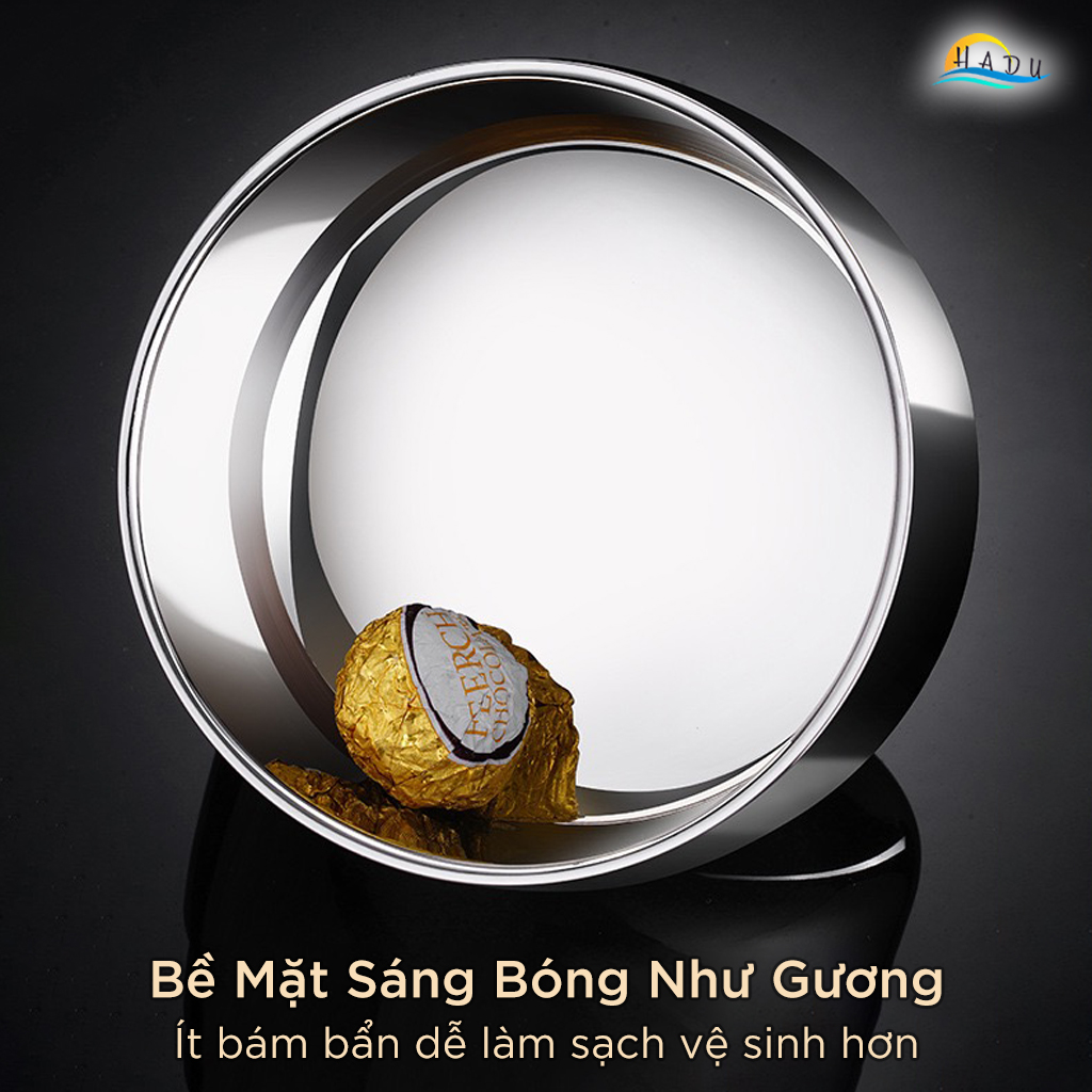 Bát Ăn Cơm Inox 316L SSGP, 2 Lớp Cách Nhiệt Chống Nóng, 380ml, Đạt Chất Lượng LFGB Đức