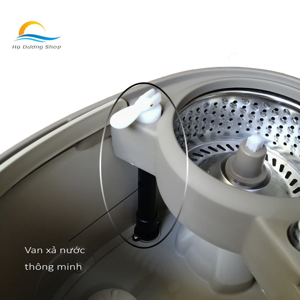 Bộ Lau Nhà Thông Minh 360 Độ Tự Vắt Thái Lan LK Elephant Mop Cao Cấp HADU