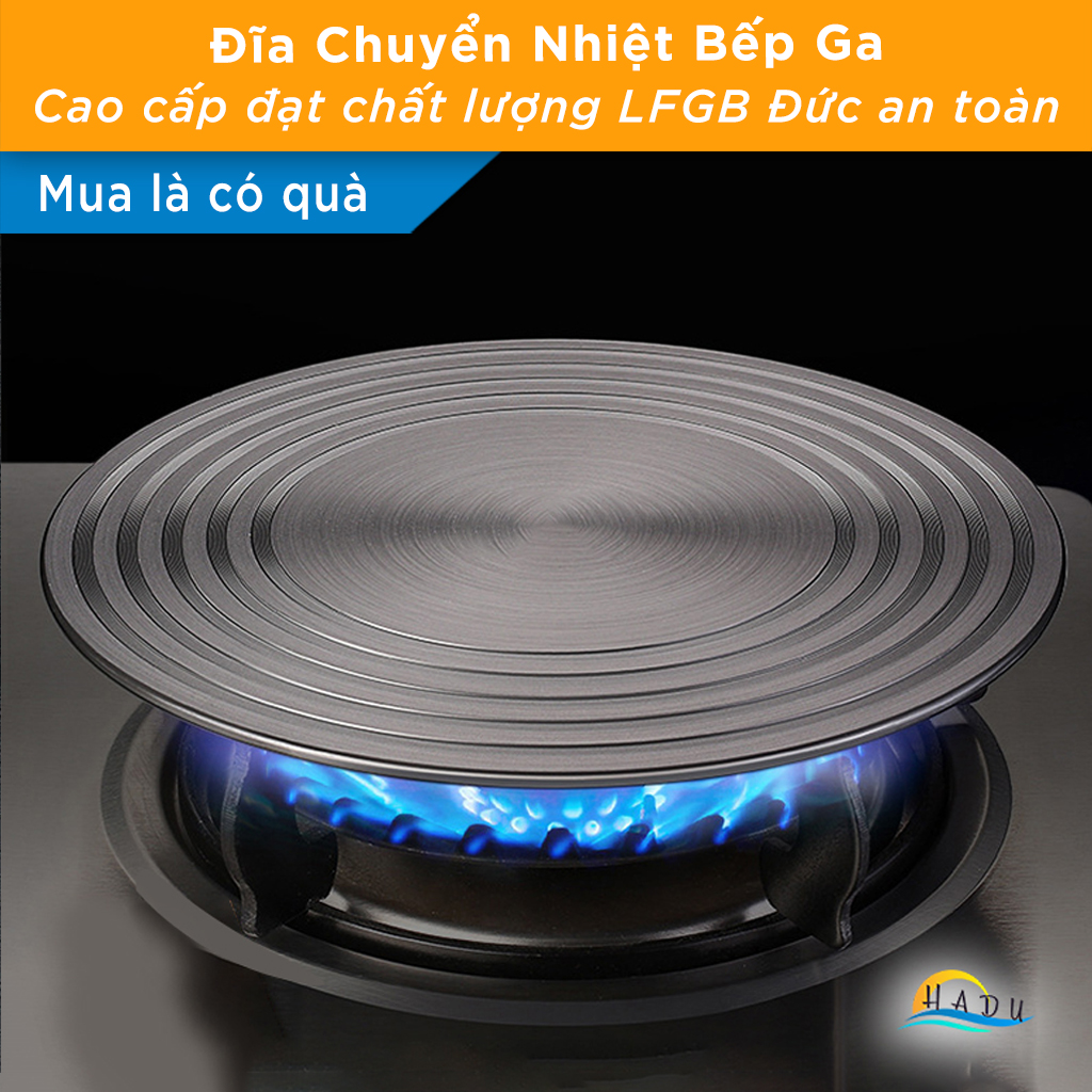 Đĩa Chuyển Nhiệt Hợp Kim Nhôm Cao Cấp 24cm – Dùng Cho Bếp Gas, Tiết Kiệm Năng Lượng, An Toàn Sức Khỏe SSGP