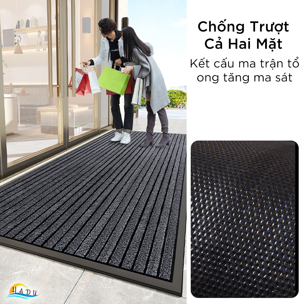 Thảm Bếp Chống Trượt HADU, Chống Mỏi Chân, Chống Nước, 50x80cm, Chất Liệu PVC