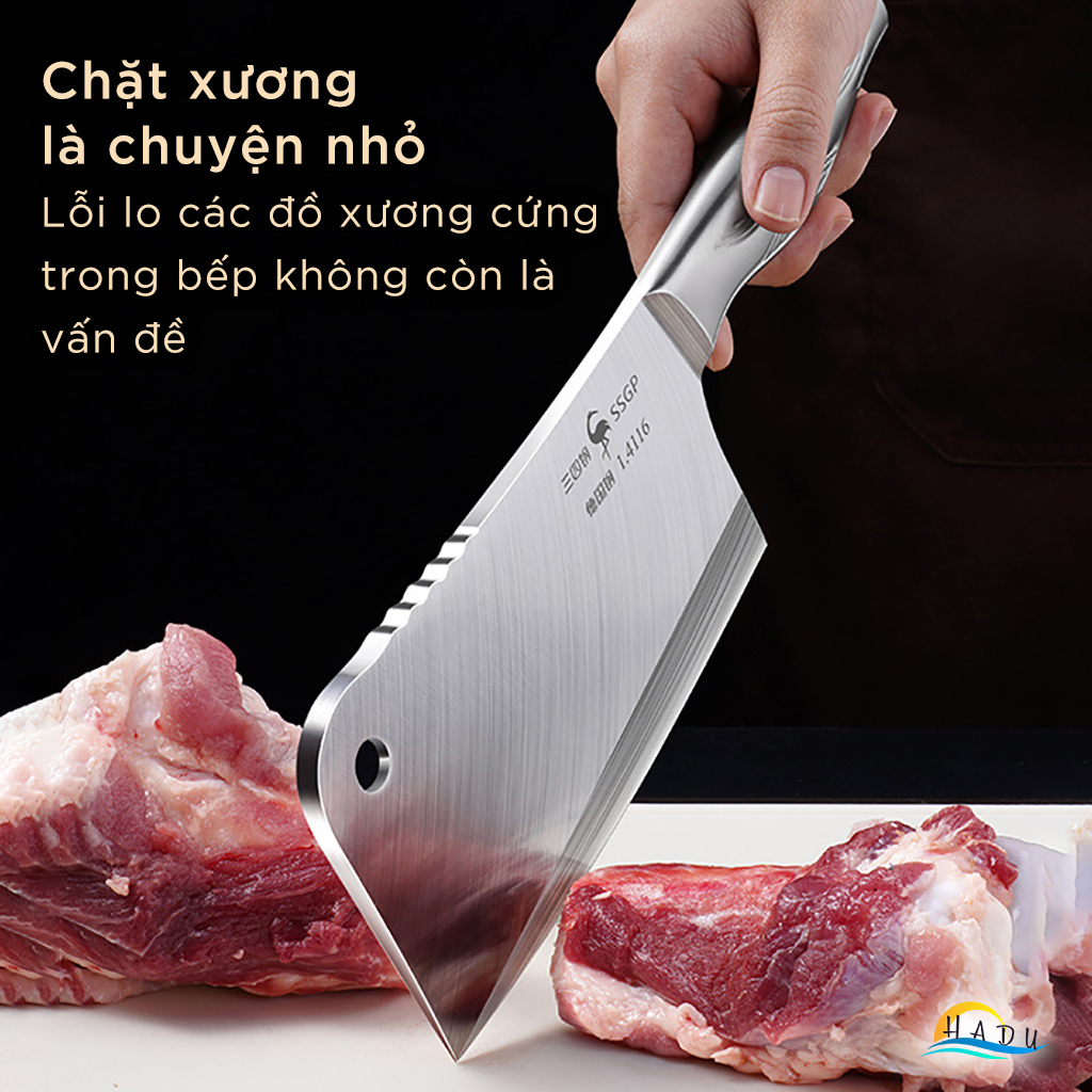 Dao Chặt Xương Thịt Gà Kiểu Nhật Bản Cao Cấp Đạt Chất Lượng Đức SSGP