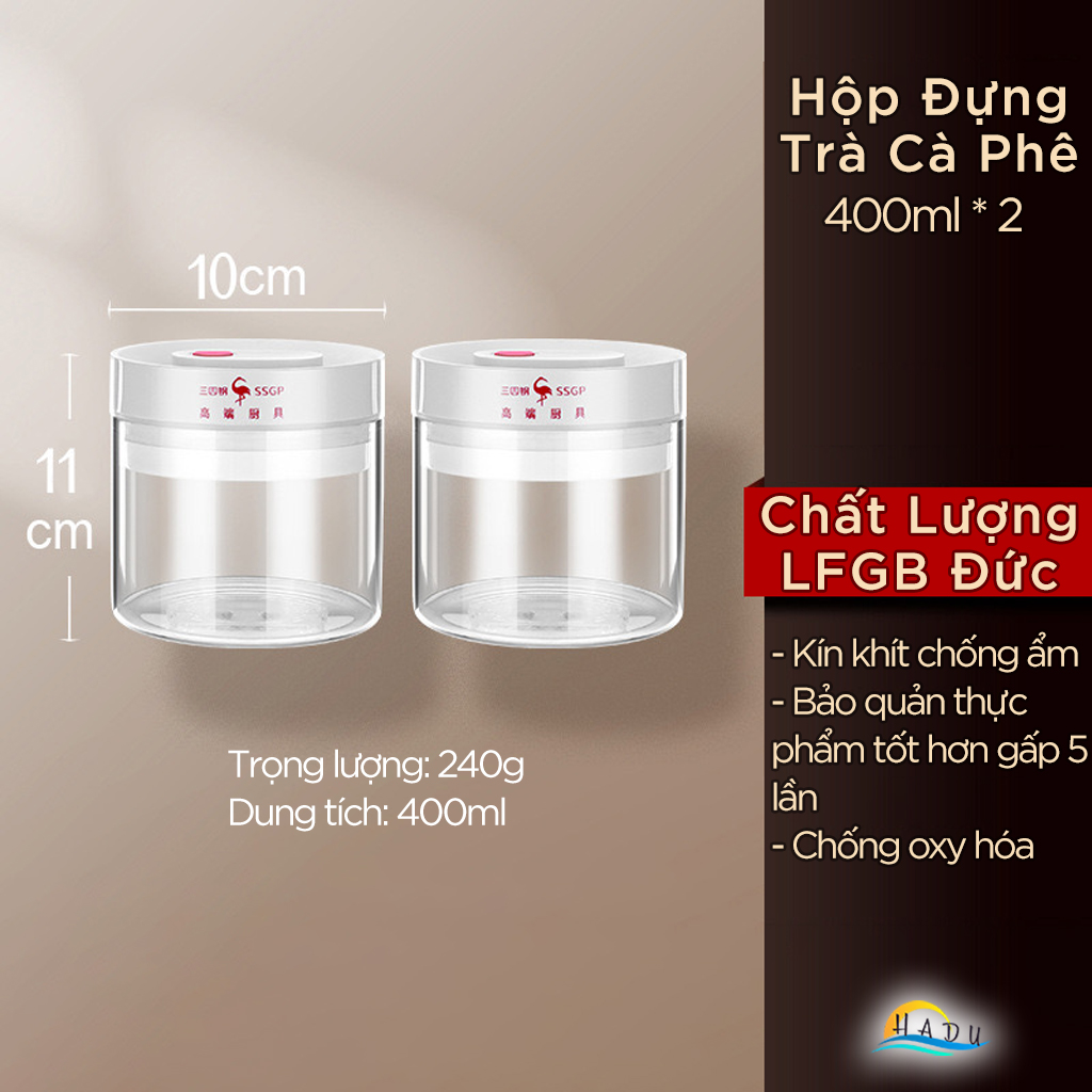 Hộp Thủy Tinh Hút Chân Không SSGP, Thủy Tinh Borosilicate, Chống Ẩm, Đạt Chất Lượng LFGB Đức