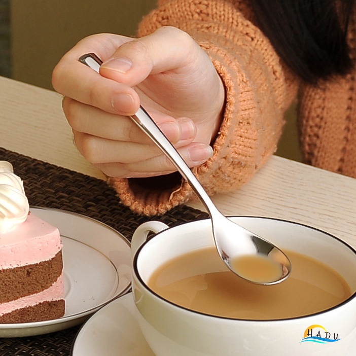 Thìa Cà Phê Inox 304 SSGP, Cán Dày 3.5mm, Đúc Nguyên Khối, Dài 15.3cm, Sang Trọng, Đạt Chất Lượng LFGB Đức