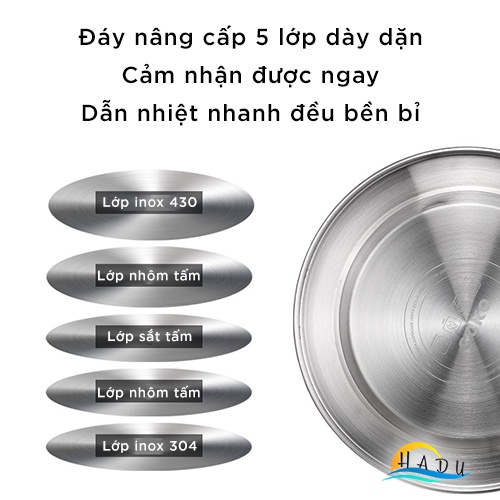 Ấm Đun Nước Bếp Từ Inox 304 CCKO 3L, Có Còi Báo Sôi, Đáy 5 Lớp, Nấu Nhanh