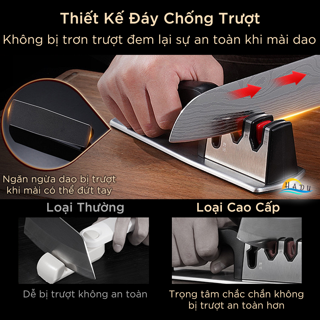 Dụng Cụ Mài Dao Keo Gốm Nâng Cao – Chuyên Nghiệp, Siêu Sắc, Gốm và Vonfram, Thiết Kế Chống Trượt, Mài Dao Sắc Bén Lâu Dài SSGP