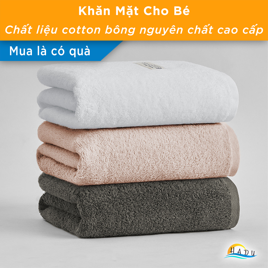 Khăn Tắm Cotton HADU Kháng Khuẩn, Siêu Mềm Mại, Thấm Hút Tốt, 70x140cm, Nhiều Màu