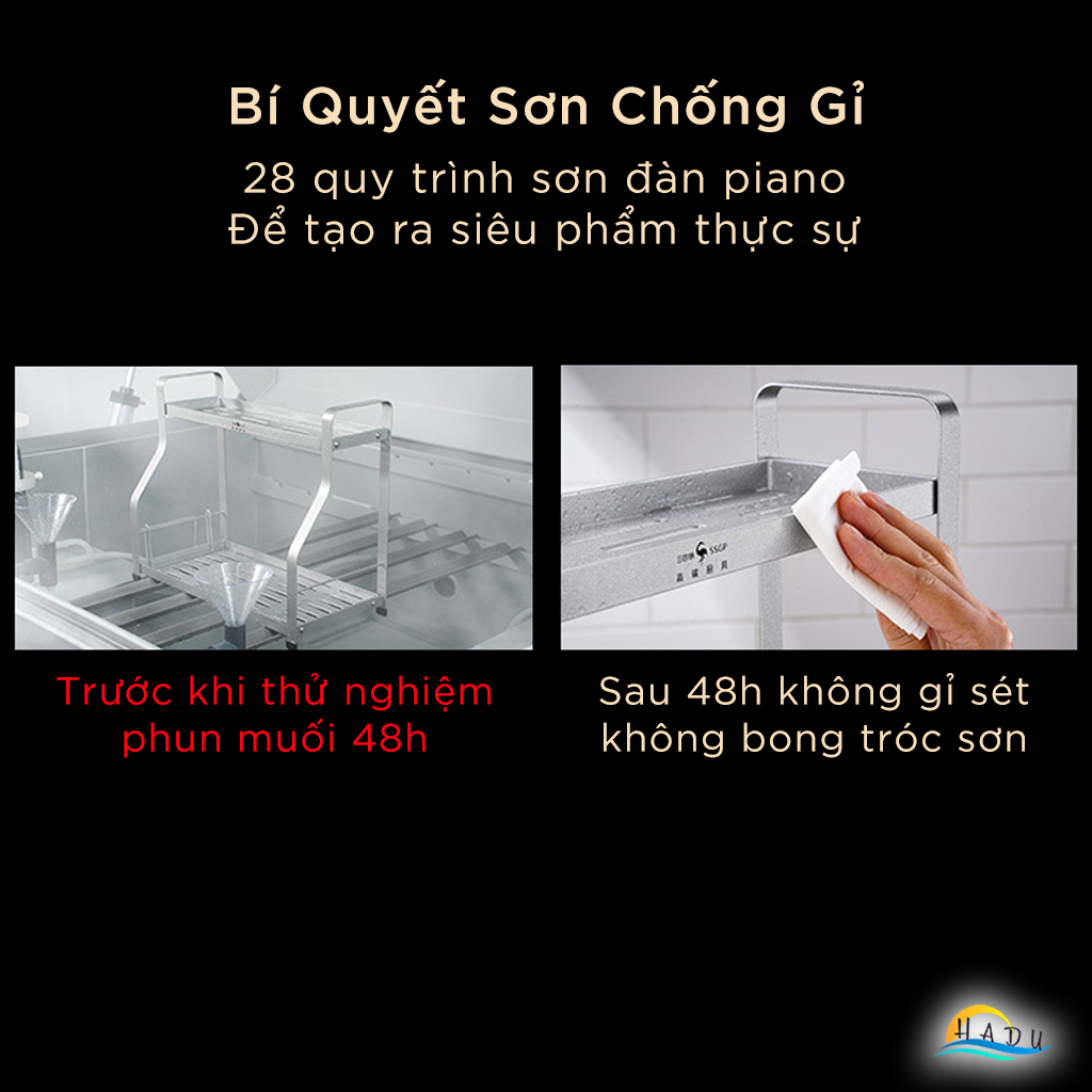 Kệ Đựng Gia Vị Nhà Bếp 2 Tầng Cao Cấp Đạt Chất Lượng Đức SSGP