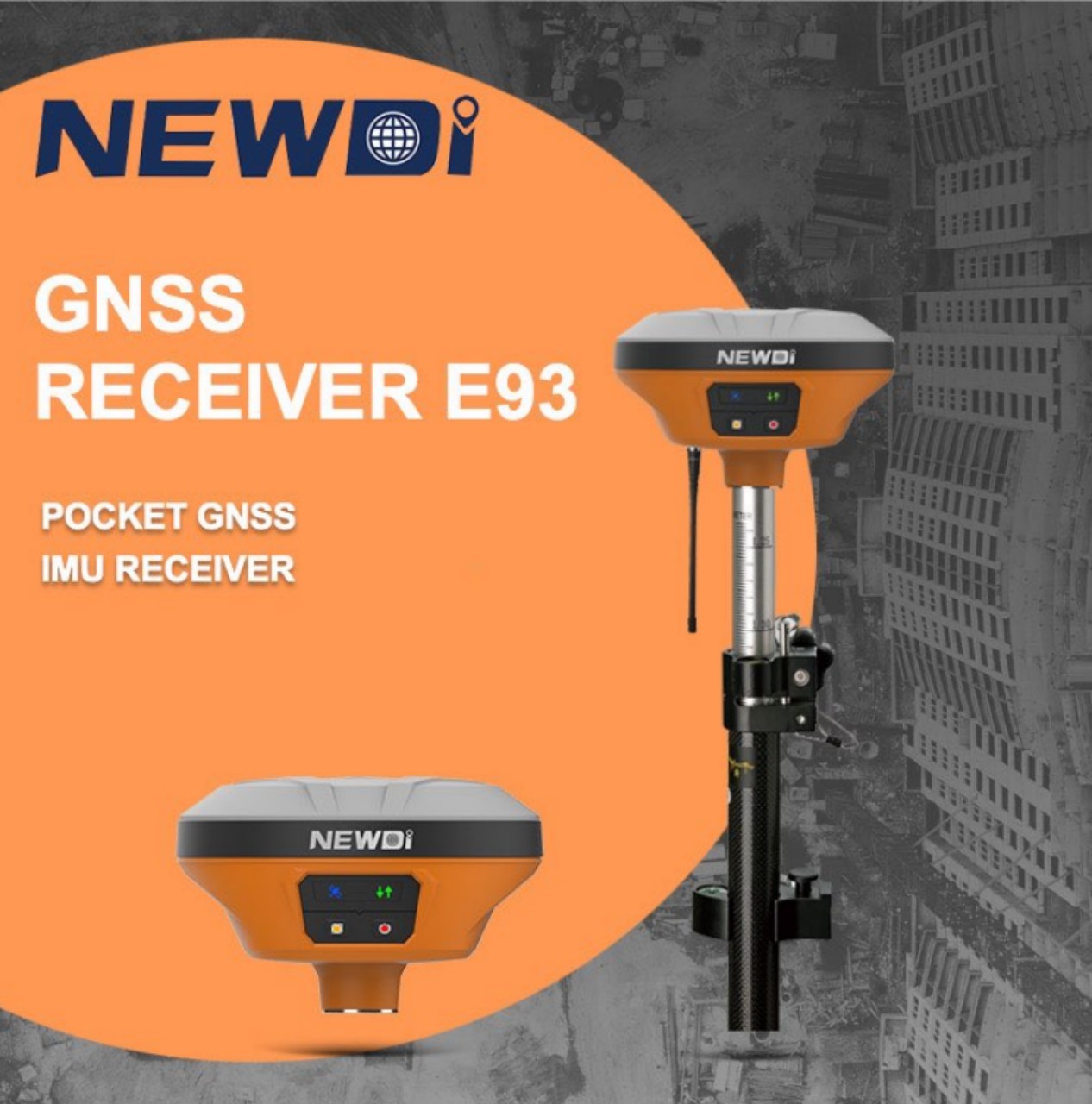 Máy định vị vệ tinh GPS RTK Chcnav e93 giá rẻ, chất lượng tại trắc địa NEW WIN