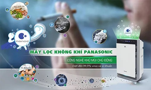 Máy hút ẩm và máy lọc không khí panasonic