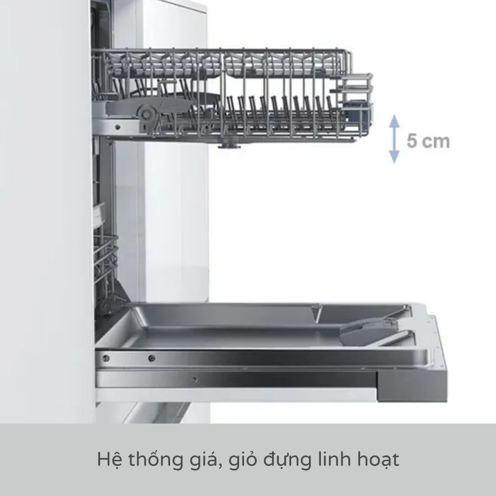 Máy Rửa Bát Bosch SMV4ECX14E Serie 4 Âm Toàn Phần