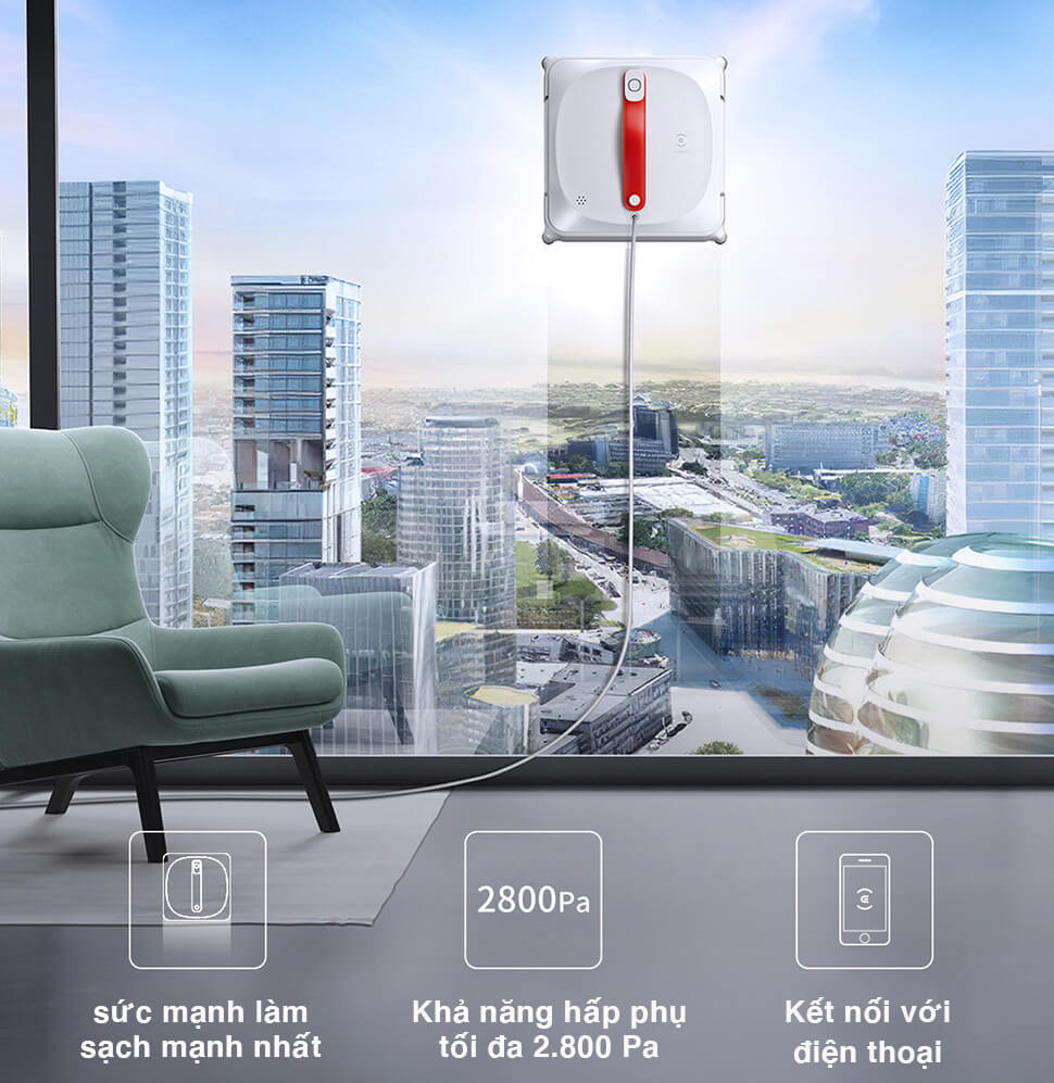 Robot Lau Kính Ecovacs Winbot 920