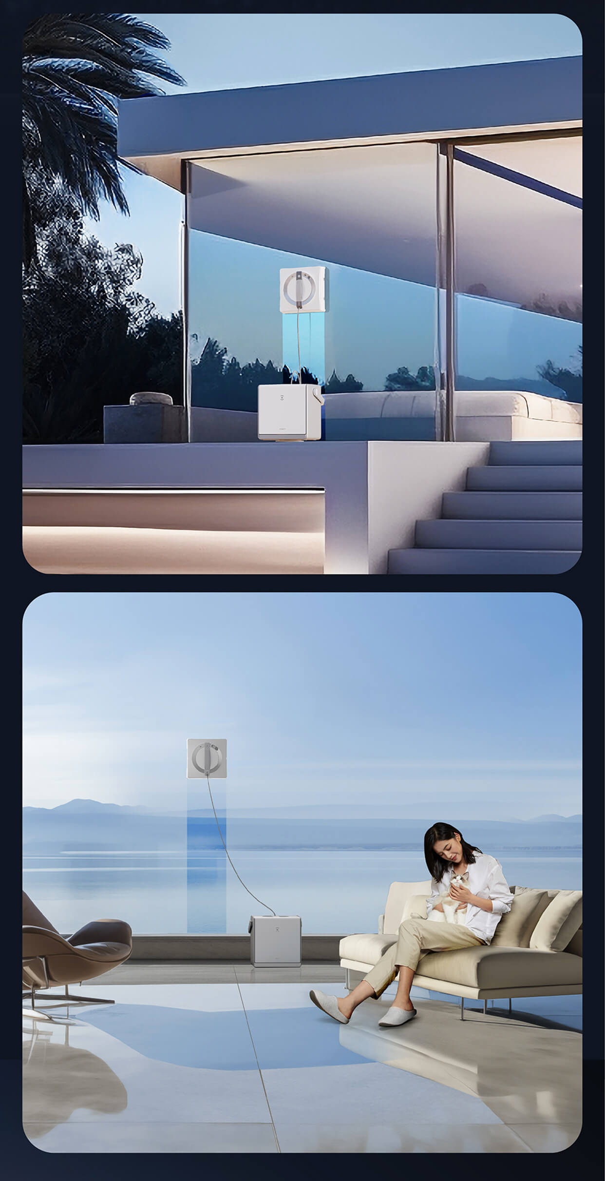 Robot Lau Kính Ecovacs Winbot W2 Pro